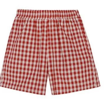 Summer Loose Plaid Shorts Women Ins Style Shorts High Waist Slimming Wide Legs Casual Home Pants Outdoor Wearing Walking Shorts